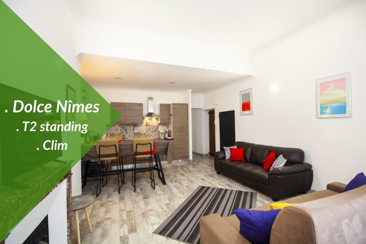 *Dolce Nimes - T2 Standing - Clim * Apartment Luaran gambar